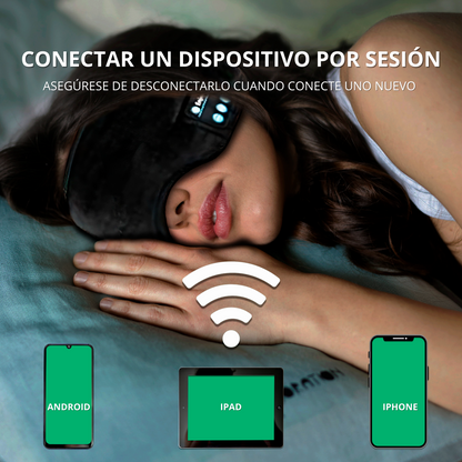 Antifaz Bluetooth con Altavoces Integrados